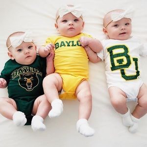 Lot of 3 Baylor Onesies